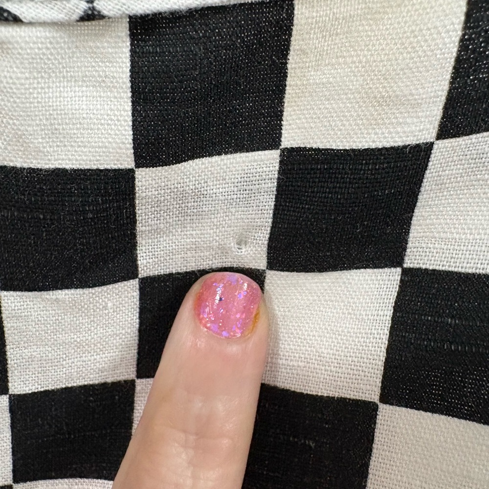 Tuesday of California - checkered slip dress - 2x - Picture 4 of 5